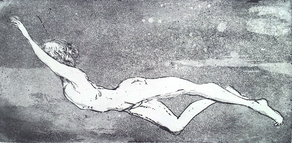 'A boy ' Aquatint Etch - 19.5 x 9.5 cm
