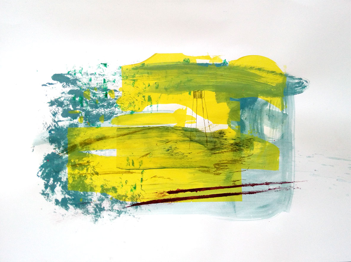 ' Watchtower in brushstrokes'